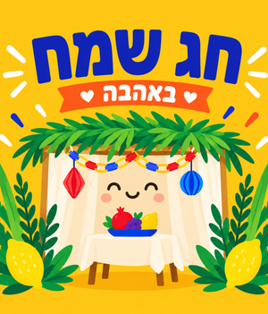 כרטיס ברכה סוכות