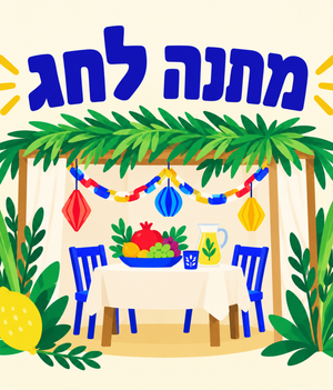 כרטיס ברכה סוכות
